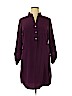 The Limited 100% Polyester Purple Casual Dress Size L - photo 1