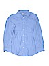 Cat & Jack Blue Long Sleeve Button-Down Shirt Size 16 - photo 1
