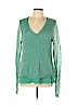 Knitted Dove Green Pullover Sweater Size L - photo 1