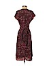 Banana Republic 100% Silk Burgundy Casual Dress Size 4 - photo 2