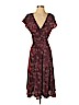 Banana Republic 100% Silk Burgundy Casual Dress Size 4 - photo 1
