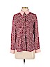 Halogen 100% Polyester Red Long Sleeve Blouse Size S (petite) - photo 1