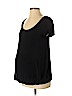 Old Navy - Maternity Black Short Sleeve T-Shirt Size S - photo 1