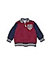 Carter's 100% Cotton Stripes Graphic Red Jacket 3-6 MO / 6 MO - photo 1