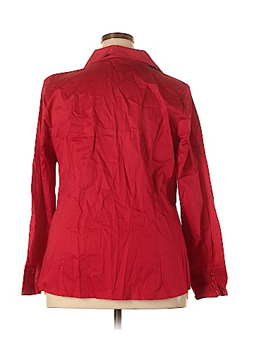 Lane Bryant Long Sleeve Button-Down Shirt (view 2)