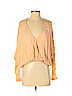 Free People 100% Rayon Pink Long Sleeve Blouse Size S - photo 1