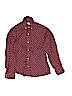 Saks Fifth Avenue 100% Cotton Burgundy Long Sleeve Button-Down Shirt Size 14 - photo 1