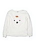 Unbranded 100% Polyester White Pullover Sweater Size L (youth) - photo 1