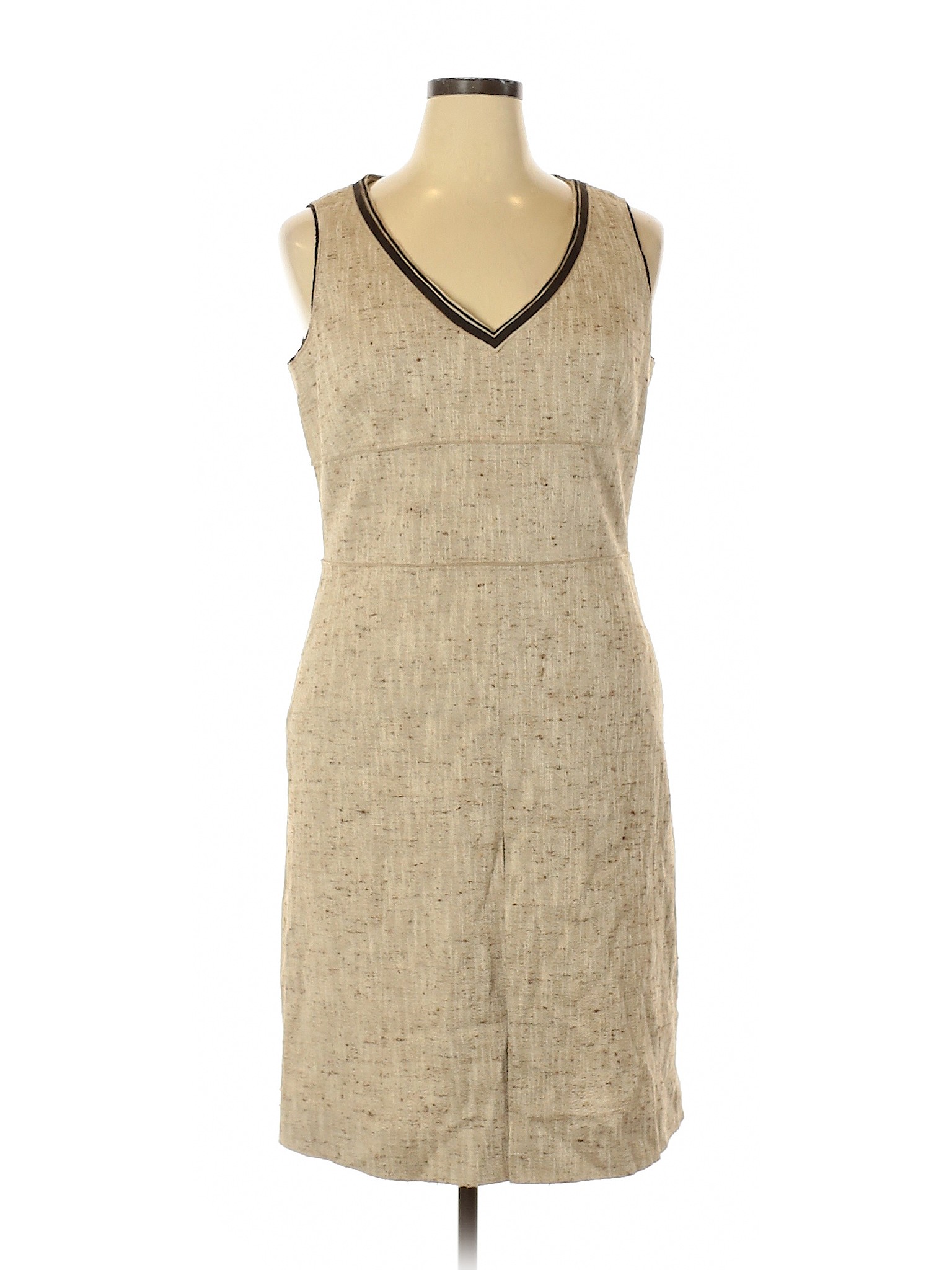 Per Se By Carlisle Women Brown Casual Dress 16 | eBay