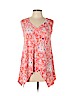 SJS Red Sleeveless Top Size L - photo 1