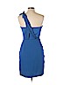 BCBGMAXAZRIA 100% Silk Blue Cocktail Dress Size 10 - photo 2
