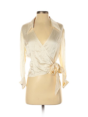 Escada 3/4 Sleeve Silk Top (view 1)