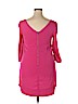 American Eagle Outfitters 100% Polyester Pink Casual Dress Size 18 - photo 2
