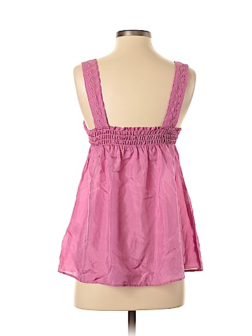 Velvet Sleeveless Silk Top (view 2)