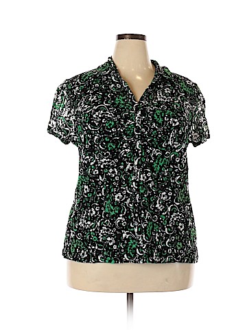 Style&Co Short Sleeve Button-Down Shirt (view 1)