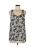 Theory 100% Silk Gray Sleeveless Silk Top Size M - photo 1