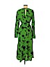 Something Navy 100% Viscose Green Cocktail Dress Size M - photo 2