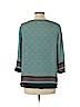 Adrianna Papell 100% Polyester Teal 3/4 Sleeve Blouse Size L - photo 2