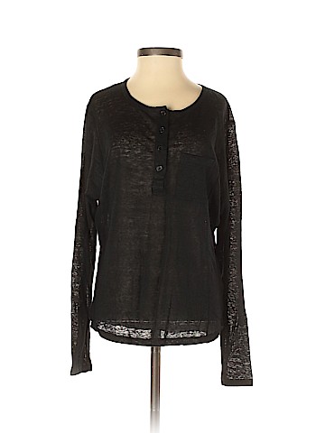 Vince. Long Sleeve Henley (view 1)