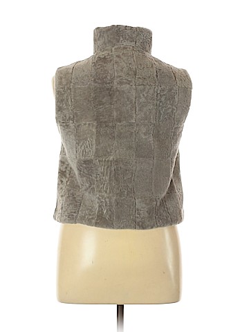 Adrienne Landau Faux Fur Vest (view 2)