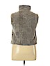 Adrienne Landau 100% Polyester Gray Faux Fur Vest Size L - photo 2