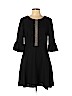 CeCe 100% Polyester Black Casual Dress Size 10 - photo 1