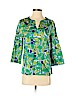 Talbots Outlet Green 3/4 Sleeve Blouse Size S (petite) - photo 1