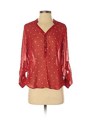 a.n.a. A New Approach Long Sleeve Blouse (view 1)