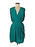 Amanda Uprichard 100% Silk Teal Casual Dress Size M - photo 1