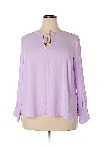 ELOQUII Long Sleeve Blouse (view 1)