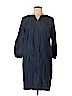 Talbots 100% Cotton Blue Casual Dress Size 12 (petite) - photo 1