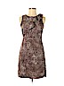 Ann Taylor LOFT 100% Polyester Brown Casual Dress Size 2 (petite) - photo 1