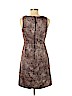 Ann Taylor LOFT 100% Polyester Brown Casual Dress Size 2 (petite) - photo 2