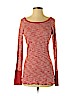 Free People 100% Cotton Red Pullover Sweater Size S (petite) - photo 1
