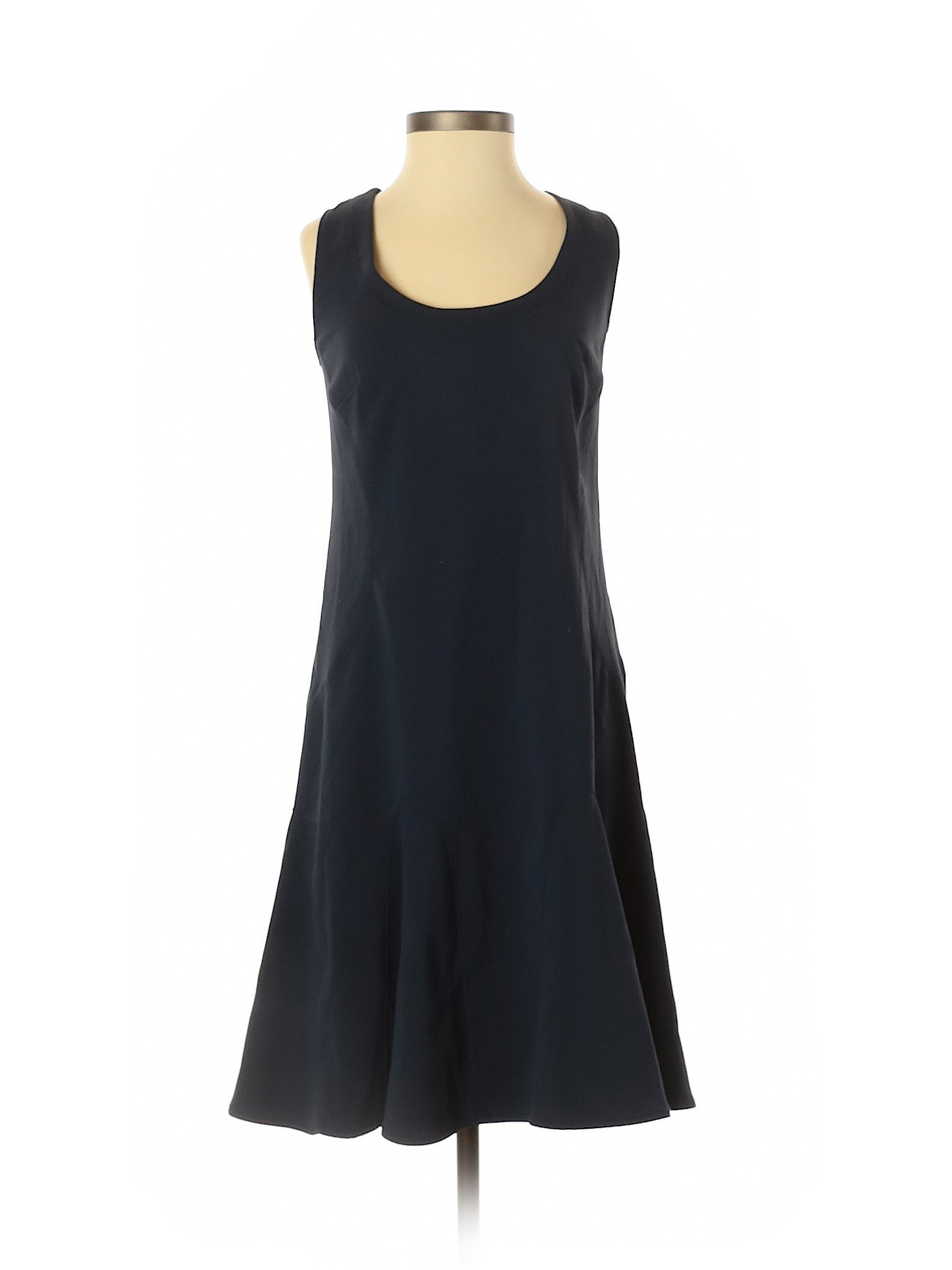 Ann Taylor LOFT Women Blue Casual Dress 6 | eBay