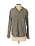 Hurley 100% Cotton Green Long Sleeve Button-Down Shirt Size S - photo 1