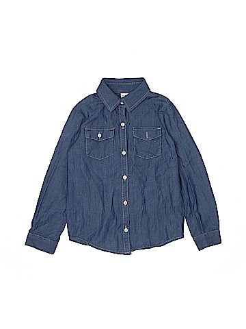 Carter's Long Sleeve Button-Down Shirt (view 1)