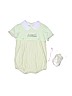 First Impressions Green Short Sleeve Outfit Size 6-9 mo - photo 1