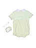 First Impressions Green Short Sleeve Outfit Size 6-9 mo - photo 2