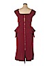 Roland Mouret 100% Wool Burgundy Cocktail Dress Size 14 - photo 2