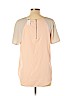 Banana Republic Factory Store 100% Polyester Pink Short Sleeve Blouse Size L - photo 2