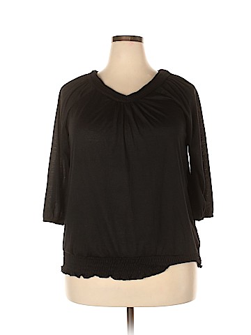 MMF by Mary McFadden 3/4 Sleeve Top (view 1)