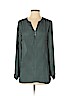 Laundry by Shelli Segal 100% Polyester Teal Long Sleeve Blouse Size S - photo 1