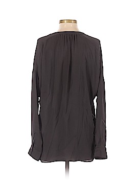 Vince. Long Sleeve Silk Top (view 2)