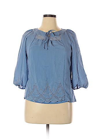 Fig & Flower 3/4 Sleeve Blouse (view 1)