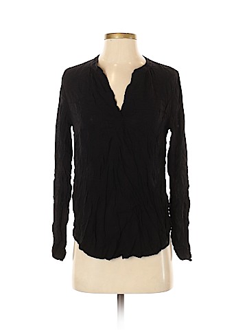 Velvet Long Sleeve Blouse (view 1)