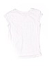 Justice 100% Cotton White Short Sleeve T-Shirt Size 10 - photo 2