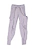 Mirella Solid Gray Active Pants Size 4 - 6 - photo 1
