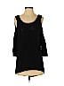 Express 100% Cotton Black 3/4 Sleeve Top Size S - photo 1