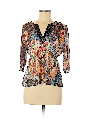 Mushka by Sienna Rose 3/4 Sleeve Blouse (view 1)